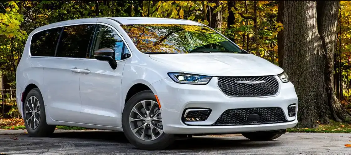 Silver Chrysler Pacifica Select available in Atlanta at Landmark Dodge.